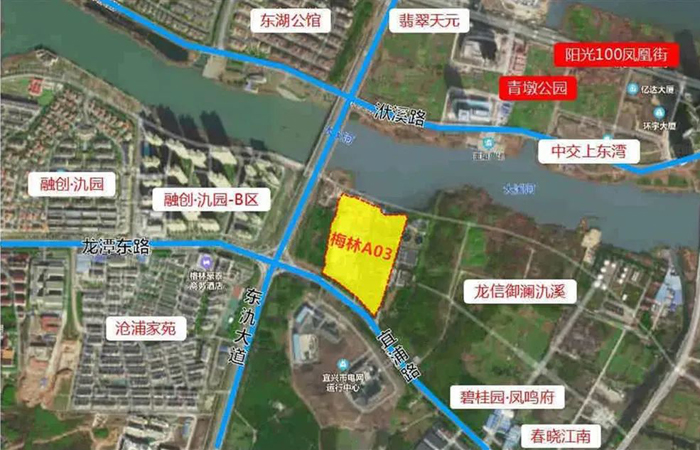 建发竞得宜兴梅林A03地块！ 楼面价达19517.64 元/㎡ ！
