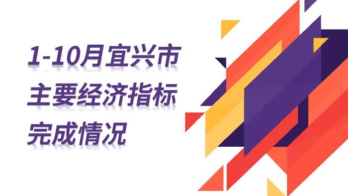 1-10月宜兴市主要经济指标完成情况