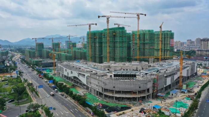 丁蜀新地标：宝龙光明城市综合体 雏形初具