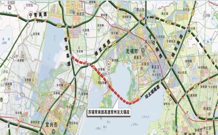 苏锡常南部高速公路常州至无锡段工程建成通车啦！