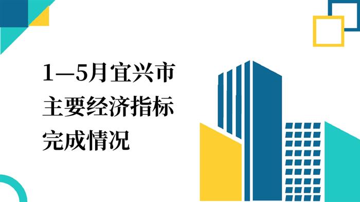 1-5月宜兴市主要经济指标完成情况